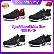 Ready Stock Kasut Sukan Lelaki Sneakers Unisex Kasut Perempuan Sport Shoes Women Fitness Light Running Shoes Men Kasut Kerja Fashion Kasut Sukan Wanita Plus Size