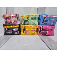Sunsilk Shampoo Sachet Renceng isi 12-SHAMPOO SUNSILK SACHET BLACK SHINE SHAMPOO SUNSILK SOFT & SMOO