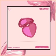 ✼ ✅ ✸ Chu Chu Beauty Heart Blush Duo in Miss Dolly