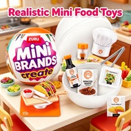 Mini Brands Create MasterChef Series 2 Capsule, Collectible Unbox Surprise Toy With 11 Global Dishes