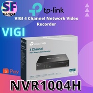 TP-Link NVR1004H VIGI 4 Channel Network Video Recorder | Up to 8-ch@2MP(25fps)|4-ch@4MP(25fps) | 80 