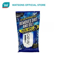 GATSBY Facial Wipes Ice Type 15 Sheets