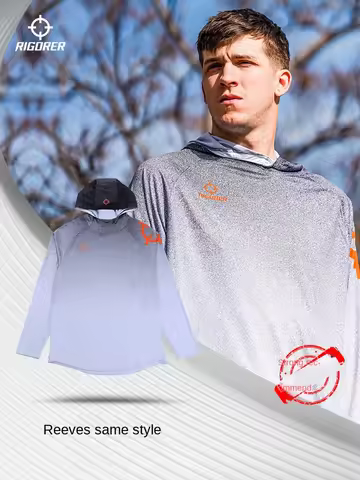 RIGORER Austin Reaves Basketball Sports Shirt Training Running Casual Sports Tops Pullover Hooded Au
