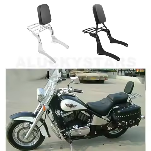 Motorcycle Passenger Backrest Sissy Bar Luggage Rack For Kawasaki Vulcan VN900 VN 900 Custom Classic
