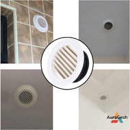 [AuraGesh] Exterior Wall Air Vent Grille Plastic Round Air Exhaust Vent Grille Ducting New