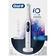 Genuine/Original Oral-B iO Series 8 Rechargeable Electric Toothbrush - White Alabaster
