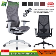 ECOHM Ergonomic Office Chair High Back Computer Study Chair With Adjustable Lumber Support Book Desk
