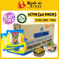 DUY ANH BANH TRANG GOI CUON | VIETNAM RICE PAPER DUY ANH 1CTN (22CM / 300g / 40 PACK)