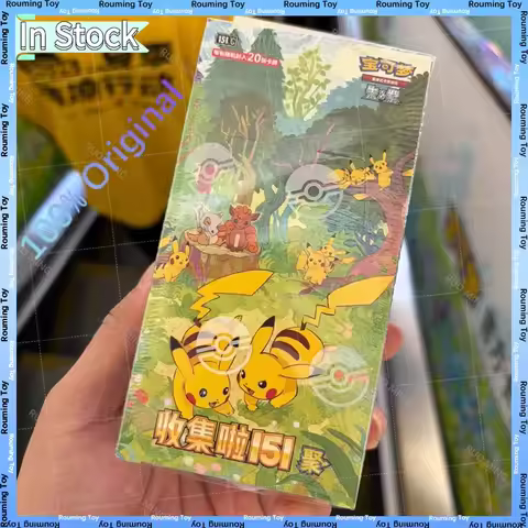 New 100% Original Pokemon Trading Card PTCG 151 JU Ptcg Gem Pack Chinese Version Collections PKM Sim