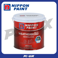 NIPPON PAINT สีน้ำภายนอก รุ่น WEATHERBOND ชนิดกึ่งเงา