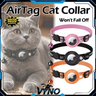 AirTag Compatible Cat Collar | Anti-Lost GPS Protective Case | Reflective Bell Cat Necklace