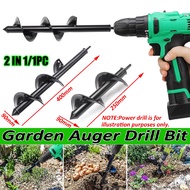 Black Earth Auger Hole Digger Garden Planting Machine Drill Bit Fence Borer Post Post Hole Digger Ga