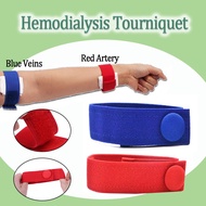 2PCS Hemodialysis Tourniquet Kidney Dialysis AV Fistula Self-Adhesive Pressure Band for Blood Taking