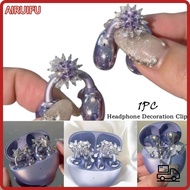 AIRUIFU Headphone Decoration Clip, Rotatable Removeable Headphone Diameter Buckle, Creative Gift  De