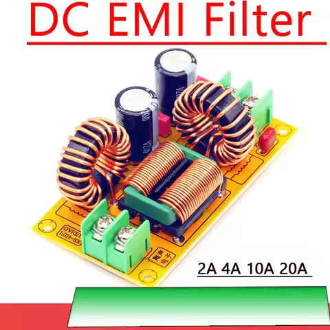 2A 4A 10A 20A DC LC Filter EMI Filter Electromagnetic Interference EMC FCC Car Audio Filtering Power