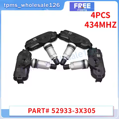 52933-3X305 Car Tire Pressure Sensor 4PCS For 2014-2015 Hyundai Elantra MD 2013-2018 Kia Cerato YD R