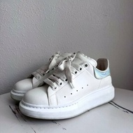 #全網最低✨Alexander McQueen 白色幻彩厚底小白鞋