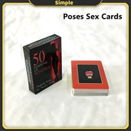 50 Positions Card Game Family Boy-friend Girl-friend Night Game 18+ UP