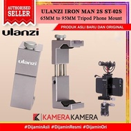 ULANZI IRON MAN 2S ST-02S 65MM TO 95MM TRIPOD PHONE HOLDER SILVER