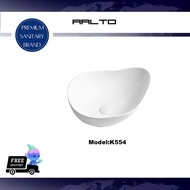 Bathroom Irregular Vessel Sink Countertop Cabinet Basin Ceramic Porcelain White Top Wash Basin K554 