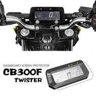 for HONDA CB300F Twister Accessories Dashboard Screen Protector CB 300 F TPU Instrument Film Twister