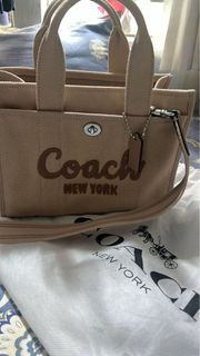 Coach New York Canvas Tote Bag