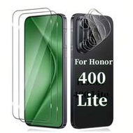 [2+2 Pcs] Tempered Glass Screen Protector + Camera Lens Protector Set Compatible With Honor 400 Lite