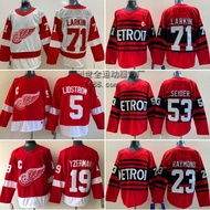Nhl Hockey Uniform Hockey Jersey Red Wings No. 71 93 Retro Embroidered Jersey American Hockey Professional Team Reverse