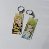 Anime Keychain Fate/Strange Fake Ayaka Sajyou Gilgamesh Enkidu Transparent Acrylic Mica Decoration B