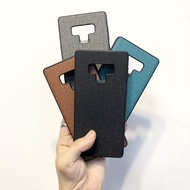 Samsung note 9 Case, Silicone Fake Fabric. Flexible, Durable, Anti-Fingerprint