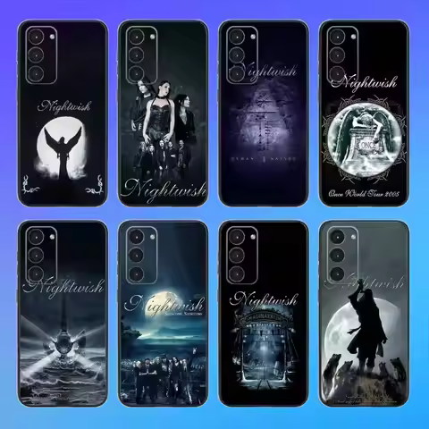 Rock Band N-Nightwish Lanternlight Black Soft Phone Case For Samsung Galaxy A73,A72,A71,A53,A52