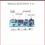 Populer Kit modul mp3 bluetooth + fm radio/pcb drive speaker