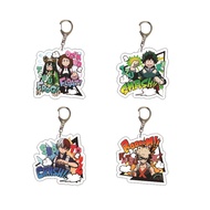 Cute My Hero Academia Collection Acrylic Keychain Toga Himiko Dabi Todoroki Shoto Character Key Chain Boku No Hero Academia Gift