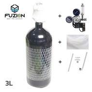 ถัง CO2 โปรชุด ถัง CO2 2L 3L 4L เกลียว CGA-320 พร้อมเรกกูเรเตอร์ หัวดิฟ พร้อใช้งาน สำหรับตู้ไม้น้ำ