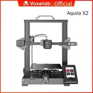 Voxelab FDM DIY เครื่องพิมพ์3D Aquila X2 V2กรอบโลหะ Resume การพิมพ์เส้นใยการตรวจจับโอเพ่นซอร์สอัปเกร