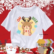 KATUN WOMEN'S CHRISTMAS T-SHIRT WITH OH CUTE DEER PICTURE COTTON ai apparel