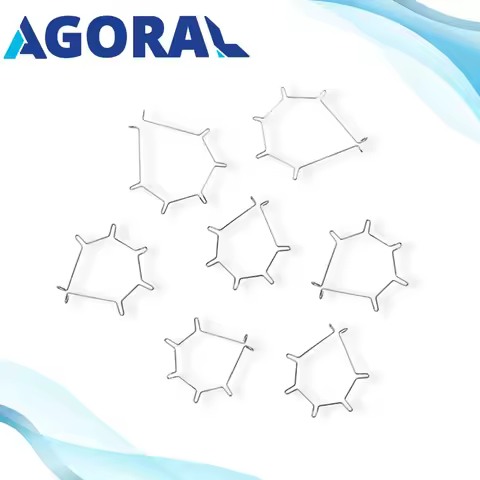 5Pcs/Bag Dental Orthodontic Five Curved Anterior Teeth Torque Spring Five Curvature Front Tooth Torq