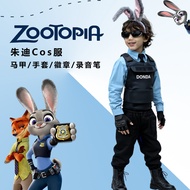 Crazy Zoo Children judy costume Rabbit Police Officer Costume judy Halloween New Year's Day Performa