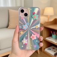 Firework Motif Soft Silicone Case Compatible with iPhone 15 Pro/14/13/12/11/7P/8P/XS/7G, Shockproof 