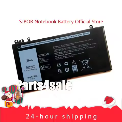 New RYXXH 38Wh Battery for Dell Latitude 12 E5450 E5550 E5250 E5270 09P4D2 9P4D2 laptop battery