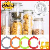 OLDSILVX Silicone Seals Reusable Jars Replacement Washers Storage Canning Accessories Mason Jars Gas