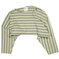 BEAMS JAPAN 24SS 日本製造 Dolman 袖巴斯克襯衫 13-14-0168-101 免費 黃色/淺棕色長袖條紋拼接上衣 [二手] [BEAMS JAPAN]