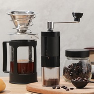 ziyi Portable Coffee Grinder Coffee Grinder with Handle Portable Manual Coffee Grinder Clear Handle Travel Size Perfect Gift for Coffee Lovers 90ml Capacity