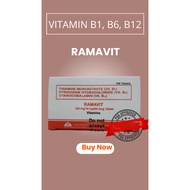 RAMAVIT Vitamin B1 + B6 + B12 100 Tablets