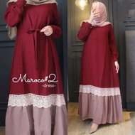 READY STOCK Ruby Baju Muslimah Fashion Long Dress Maxi Jubah Kurung Raya Casual Basic