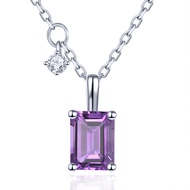 Lohaspie Đồ Trang Sức Chính Hãng 1.8 Carats Rắn Sterling Bạc 925 Mặt Dây Chuyền Ngọc Thạch Lựu tự nh