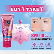 LBLS Rose Sunscreen SPF90+ Isolation Cream Moisturizing Oil Control