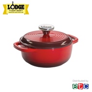 Lodge 1.5 Quart Red Enameled Cast Iron Dutch Oven