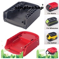 SIMPLE Battery Connector, ABS Durable DIY Adapter, Practical Portable Holder Base for Makita/DeWalt/WORX/Milwaukee 18V Lithium Battery