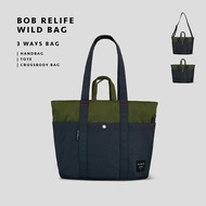 Bob relife bag กระเป๋าสะพายไหล่ สะพายข้างมีช่องใส่โน๊ตบุ๊ค